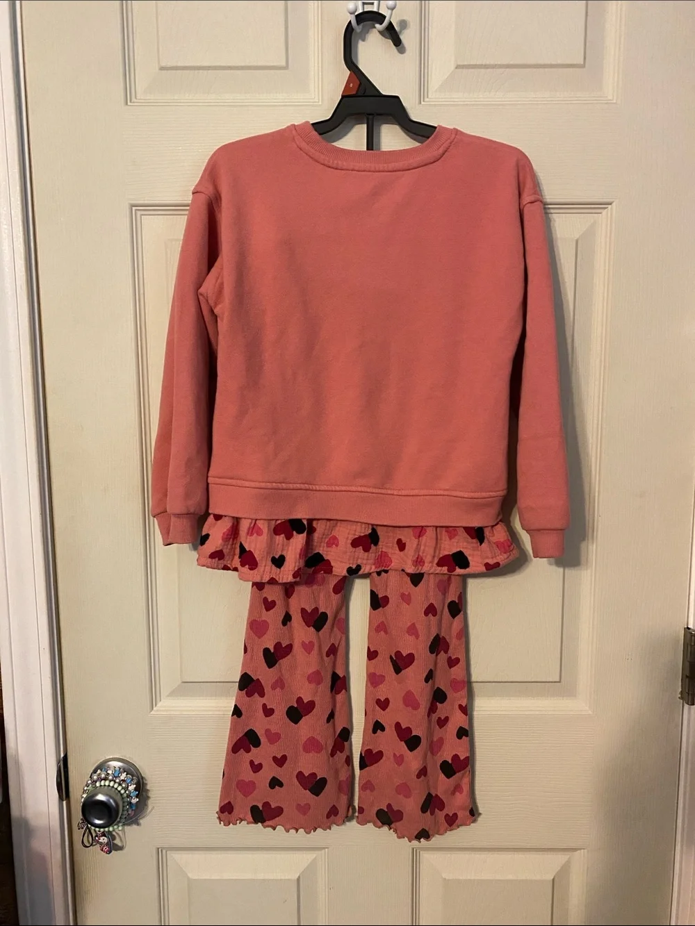 wonder nation Pink Heart Ruffle outfit